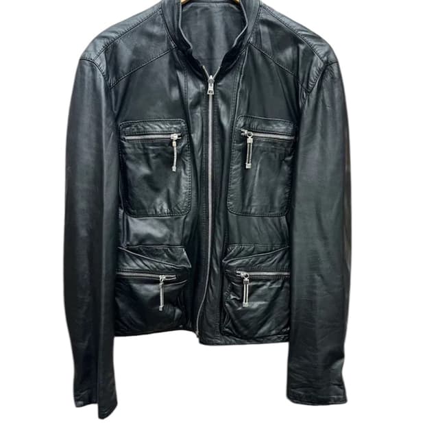 지엔코페리 양면 가죽자켓