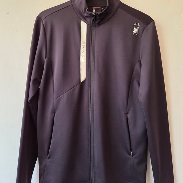 스파이더 남성 러닝블랙져지
