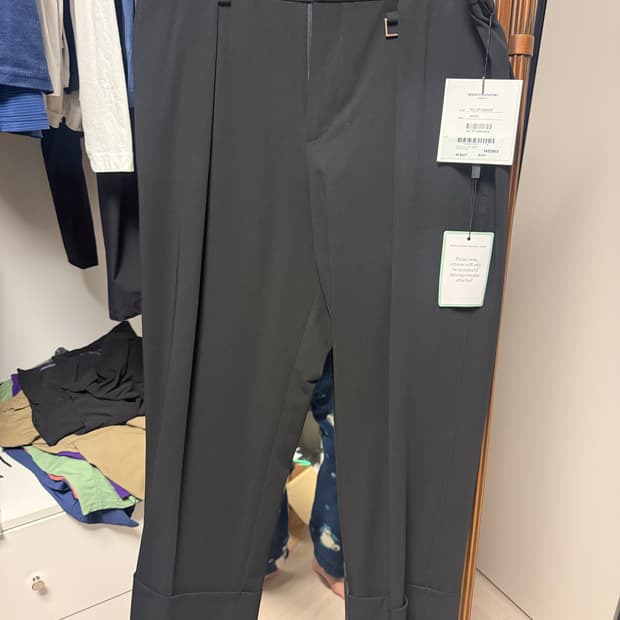 우영미 턴업 슬랙스 48사이즈