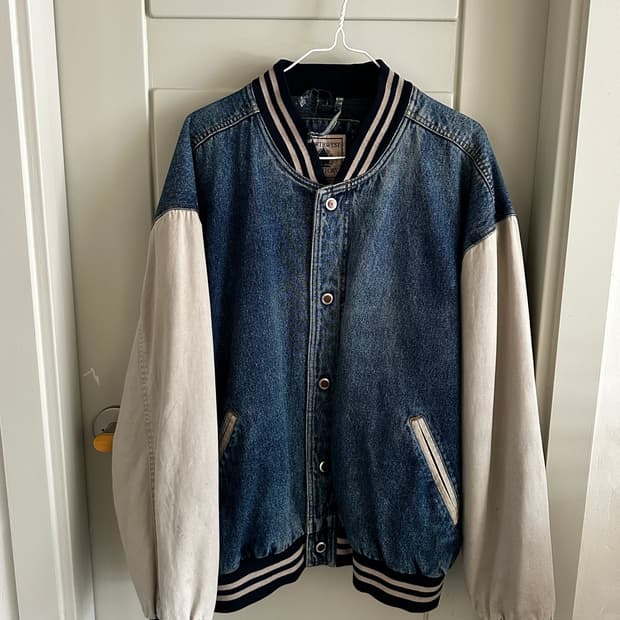 NORTHWEST TERRITORY 데님 바시티 자켓