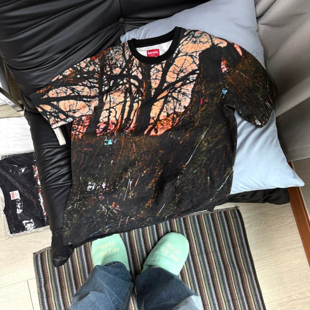 슈프림 우드 포켓 반팔 티셔츠