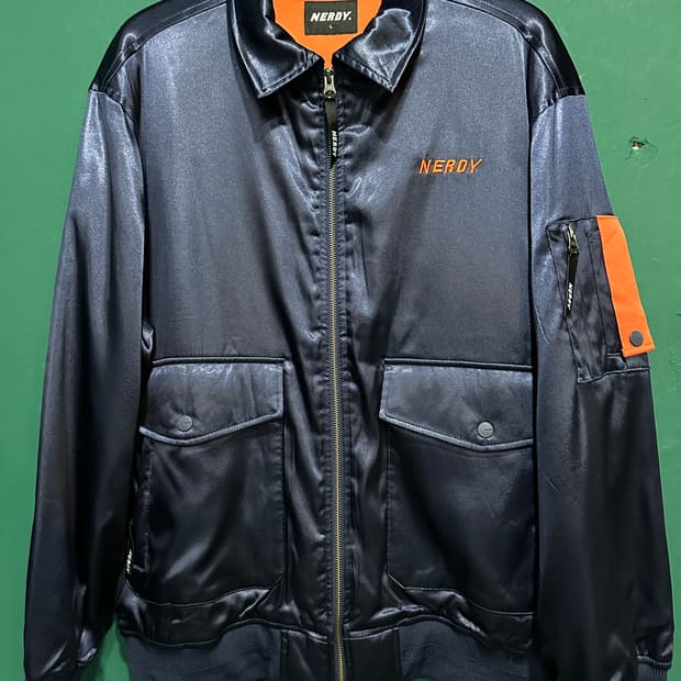 널디 항공점퍼 블루종 L