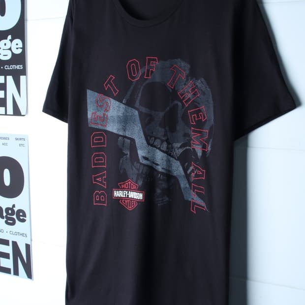 (2XL-3XL) 할리데이비슨 반팔 티셔츠 USA 빅사이즈-H36564