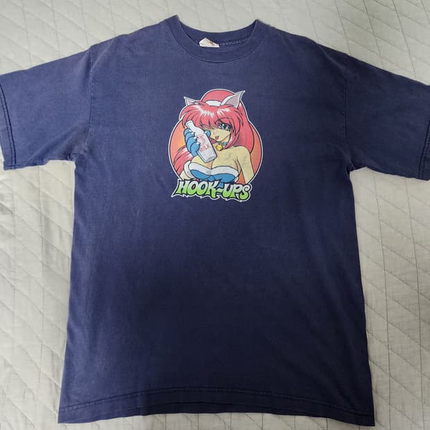 [L] 90s 훅업스 hookups 밀크걸 아키코 빈티지 티셔츠