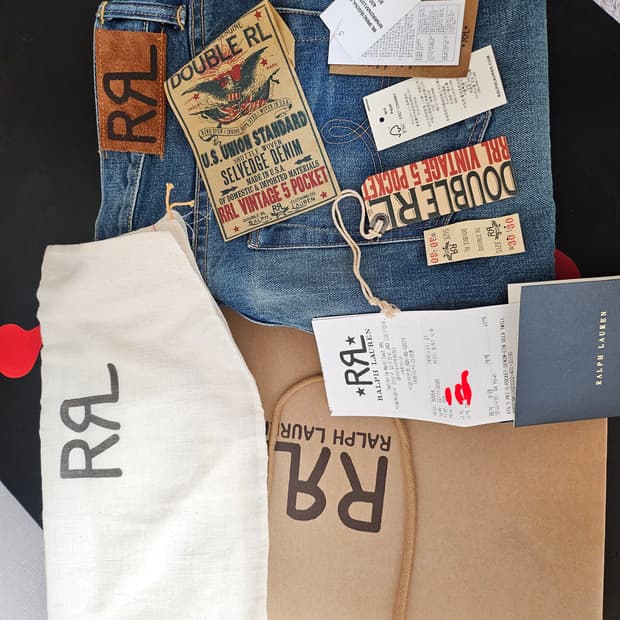 RRL빈파포 그랜드폴스 30/30 미실착 백화점판 영수증O 더블알엘 빈티