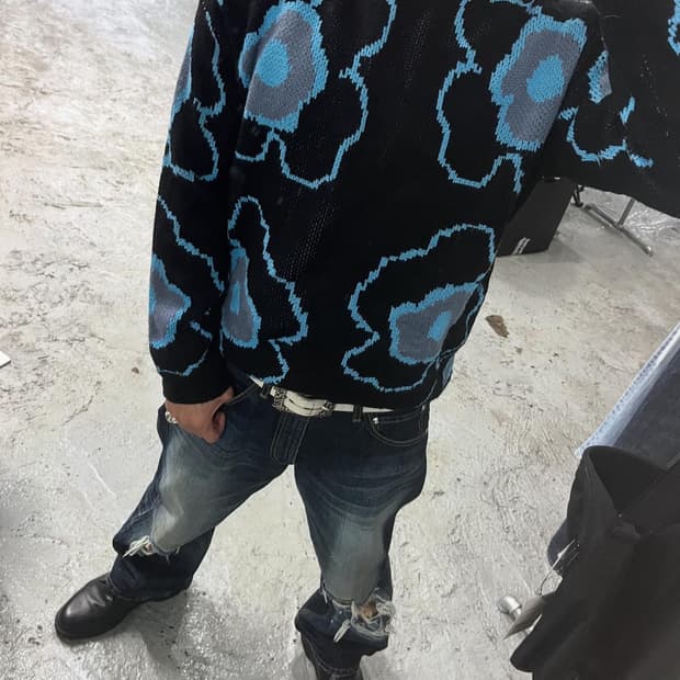 cherry aka flower knit