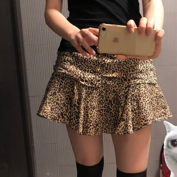 Zara 자라 레오파드 스커트