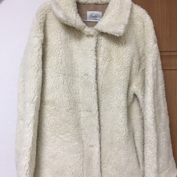 포르테나 카라 퍼 코트