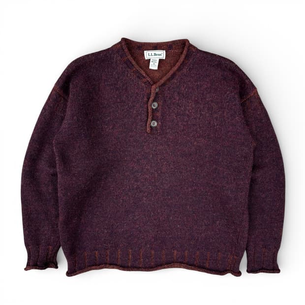 80's 엘엘빈 롤 넥 스웨터