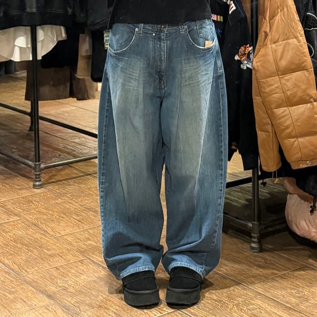 [HI] VTG 포켓 데님와이드팬츠