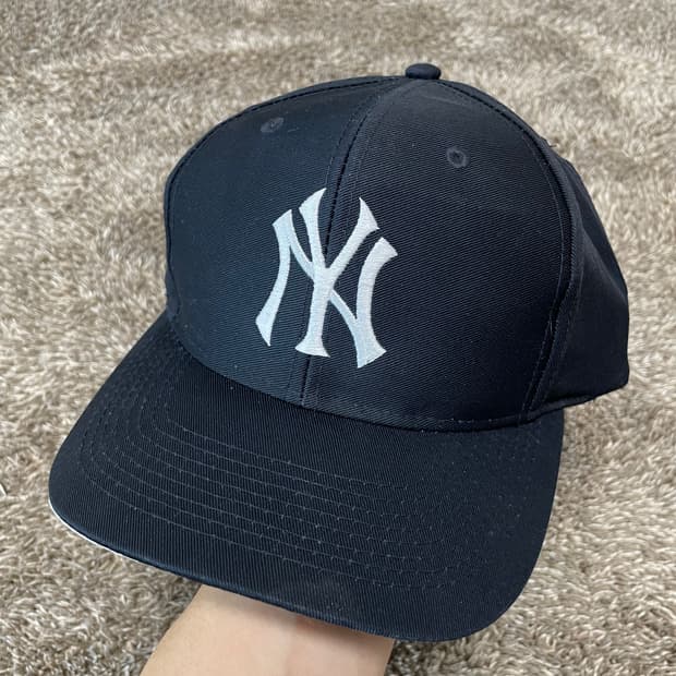 90s yankees cap 로고 어슬레틱 양키즈 캡 데드스탁