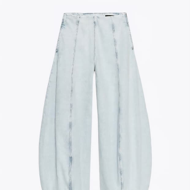 자라 JEANS ZW collection 벌룬 하이웨이스트