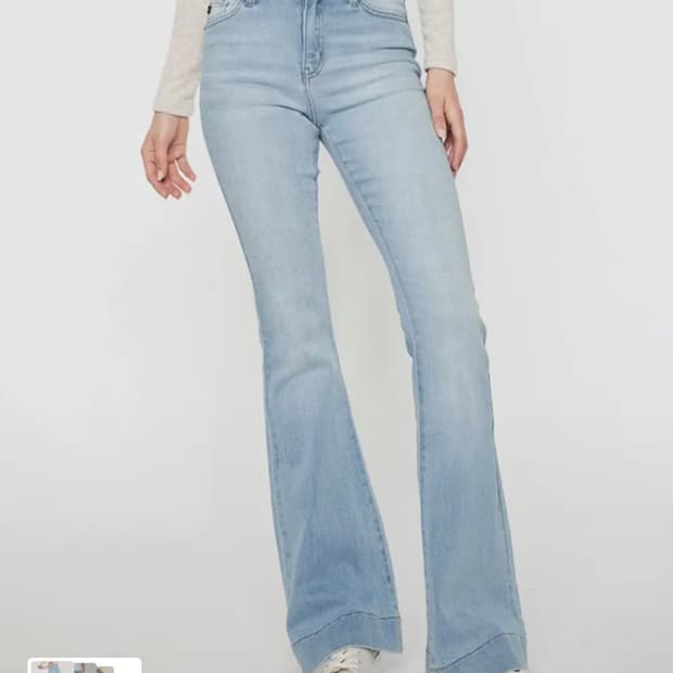 캔캔 KANKAN 하이웨스트 플레어진 록산나