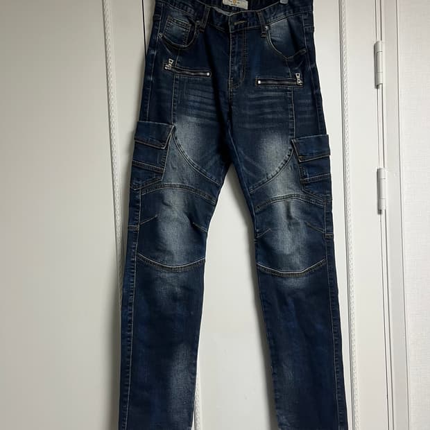 데님콜렉션 카고 데님 팬츠 y2k 펑크