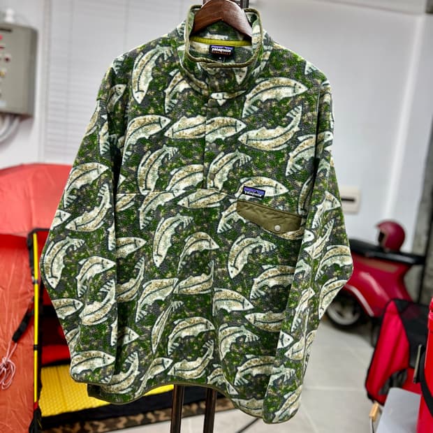 신칠라 스냅티 플리스 풀오버  XL 