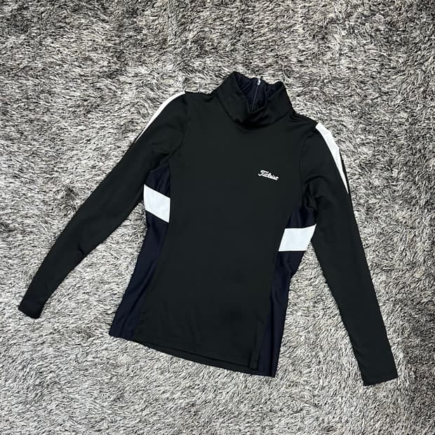 타이틀리스트 여성 골프 봄 하프넥 긴팔 티셔츠 S(85)