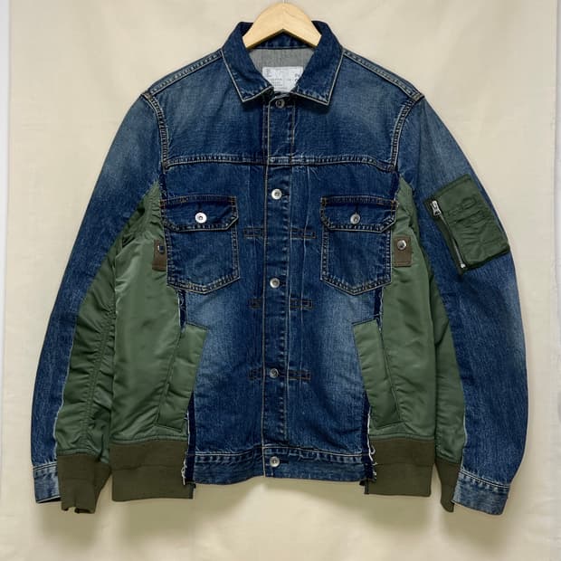 사카이 데님 SACAI denim  ma-1