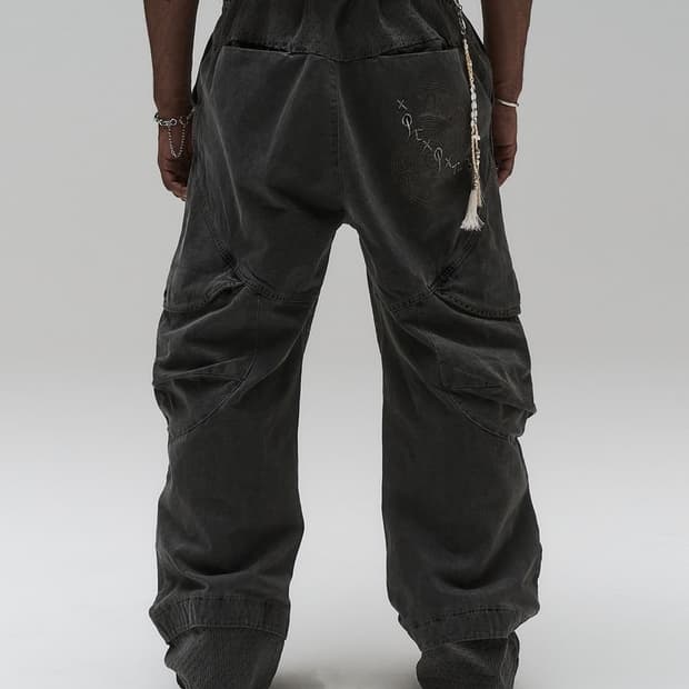 IGNOTA Core:5 Washed Cargo PantsCharcoal