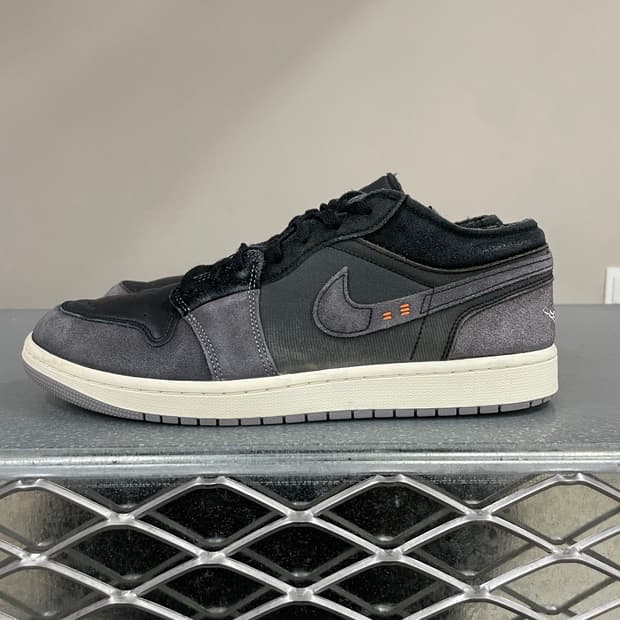 조던1 로우 SE 크래프트 블랙 시멘트그레이 285 