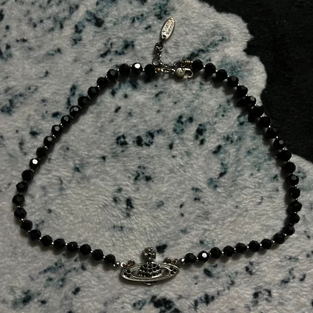 비비안웨스트우드 블랙펄 목걸이