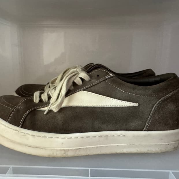 41 릭오웬스 릭반스 빈티지 더스트 브라운 스웨이드