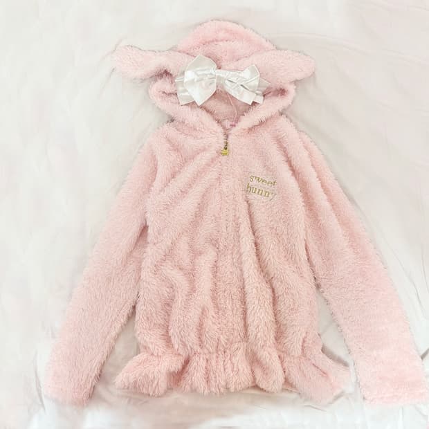 슈가돌 핑크 우사미미 리본 룸웨어 홈웨어 히메갸루 일브 