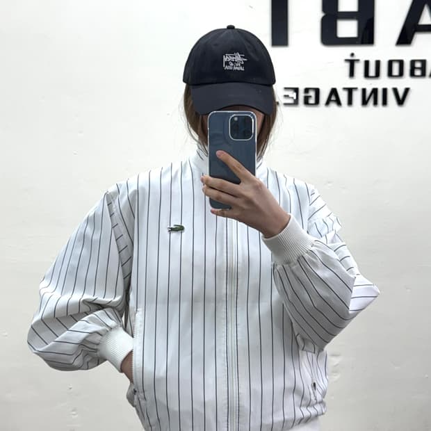 라코스테 올드스쿨 블루종