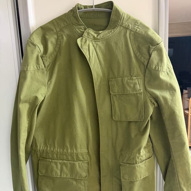 EE CURVED HUNTING JACKET MOSS KHAKI s사이즈