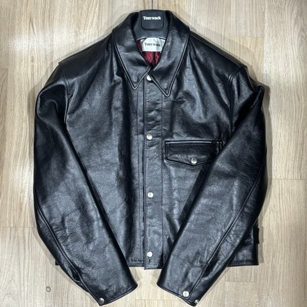 토니웩 레더 블루종