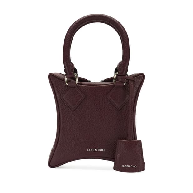 JADEN CHO BURGUNDY HEELEE BAG