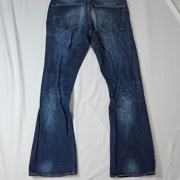 리바이스 511 워싱 부츠컷 데님팬츠 진 청바지 36