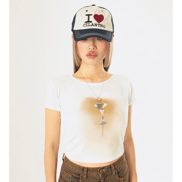 일구구일 I love cilantro trucker cap 트러커 모자