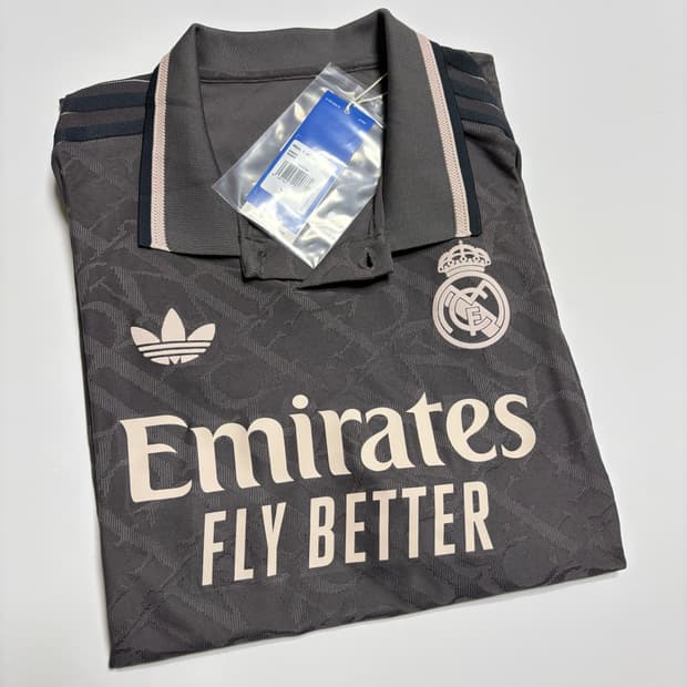 24-25 레알마드리드 써드 어센틱 노마킹 국내 XL