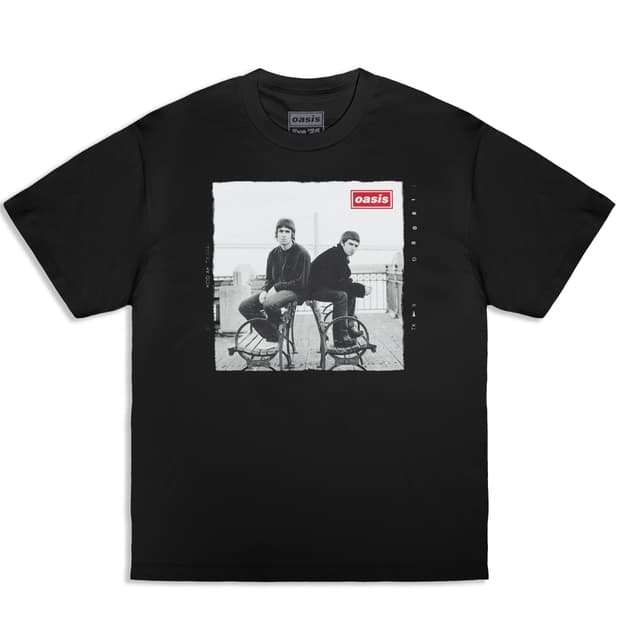 [L] 오아시스 Live '25 필름 포토 헤비웨이트 티셔츠 블랙
