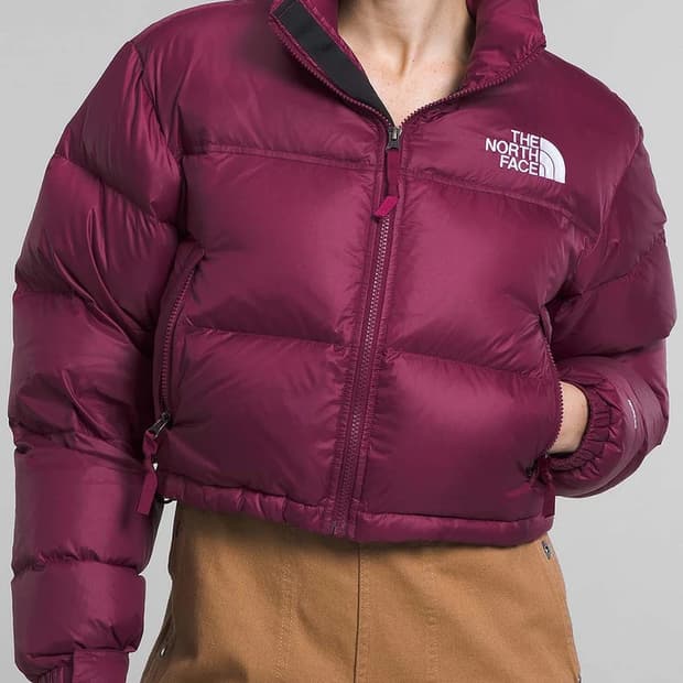 노스페이스 눕시 패딩 우먼스 크롭 미국판