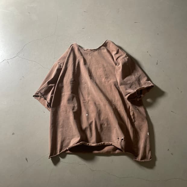 KZ ATELIER Hand Dyed & Distressed Short
