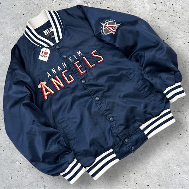 [100] MLB Anaheim Angels 야구 점퍼 네이비 A811