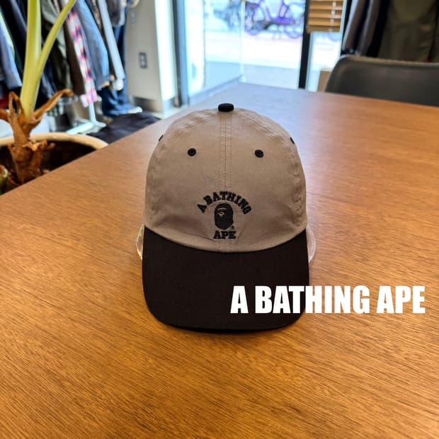 [OS] 베이프 컨트라스트 패널 컬리지캡 