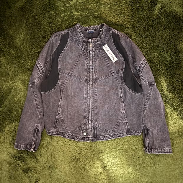 [XL] 코스트퍼킬로 V3 숄더 패디드 데님 모터사이클 자켓