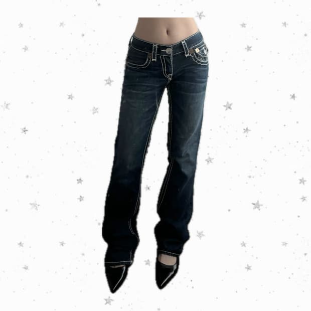 TRUE RELIGION 트루릴리전 로우라이즈 부츠컷바지