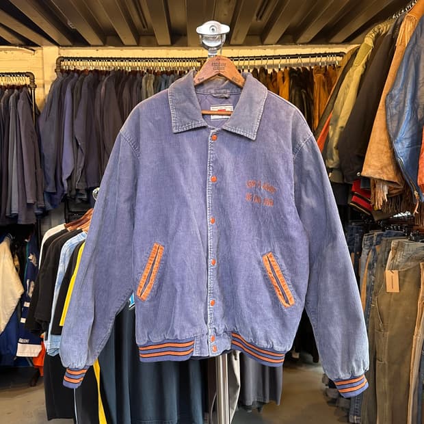 90s 리바이스 페이드 코듀로이 바시티 자켓