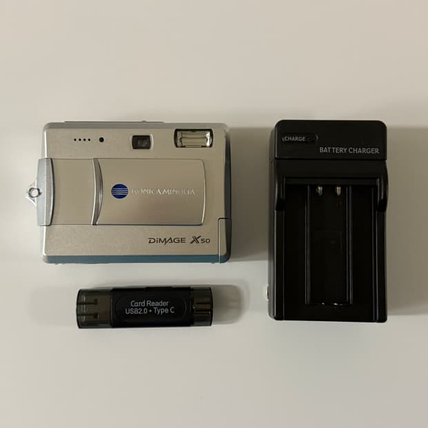 Y2K감성,희귀템)미놀타 DiMage X50 빈티지 디카 Minolta