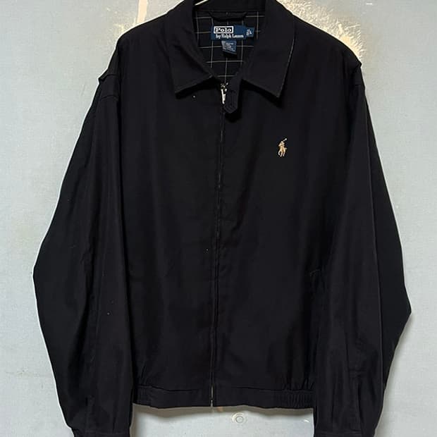 POLO 남자 스윙탑 블루종 춘추 블랙 캐주얼 XXL 110 