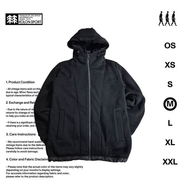 코오롱 스포츠 10'S 플리스 내피 자켓 95사이즈