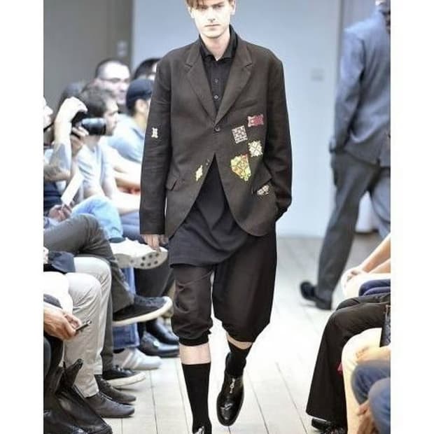 요지야마모토 11ss 자수 패치 자켓