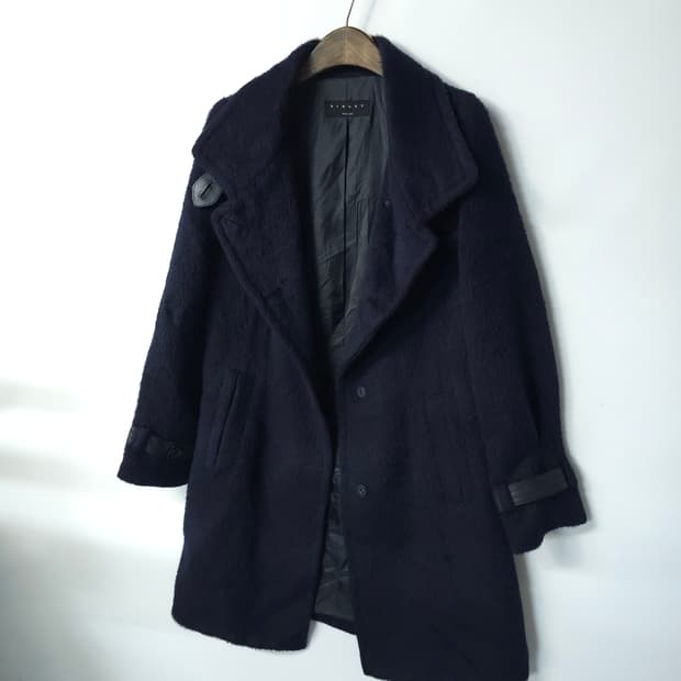 시슬리(SISLEY) 알파카100% 코트 ( 여성44~55 )