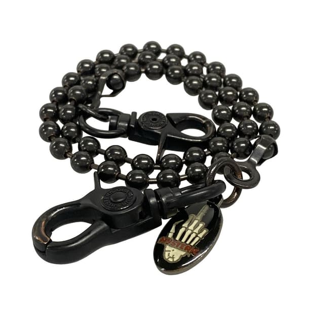 히스테릭 글래머 블랙 볼 볼렛 체인