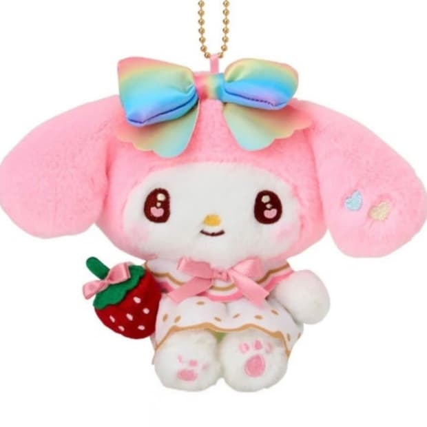 산리오 이치고신문 50주년 마이멜로디 키링 새상품