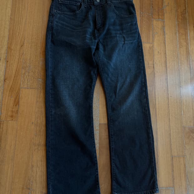 리바이스517 블랙 흑청진