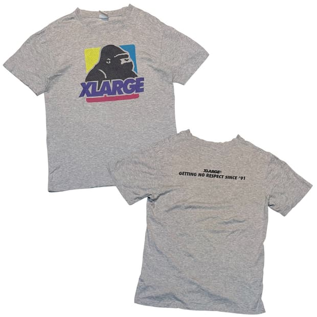 XLARGE 엑스라지 고릴라 티셔츠 그레이